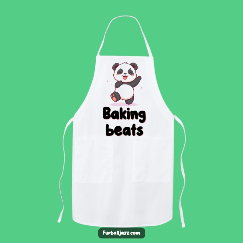 Funny Panda Dancing Apron - Chef's Hilarious Groovy Kitchen Gift