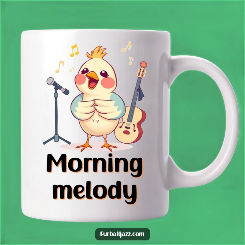 Funny Bird Jazz Mug - Melodious Music Gift for Bird Lovers