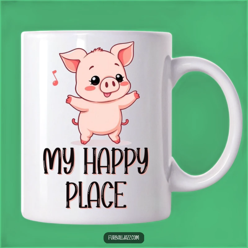 Funny Piglet Head Bopping Mug - The Ultimate Cool Music Gift