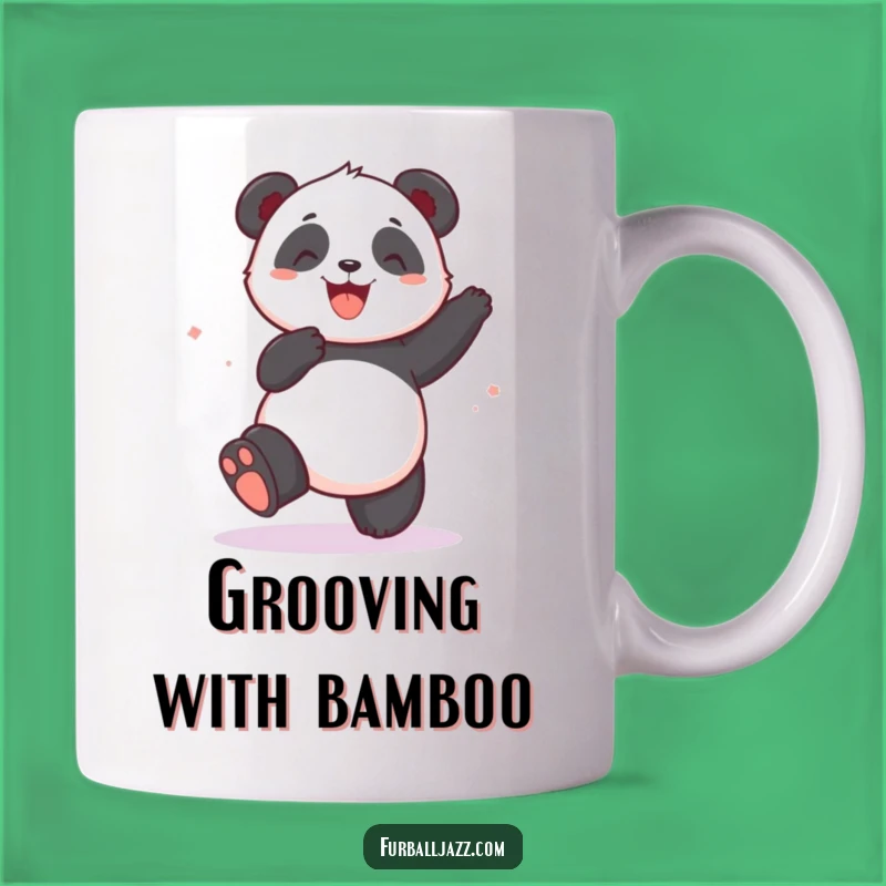 Funny Panda Dancing Mug - Hilarious Grooving Animal Coffee Cup Gift