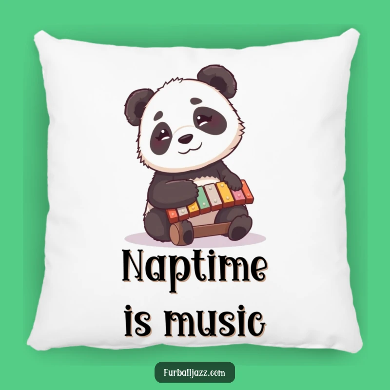 Funny Panda Xylophone Pillow: Cozy Panda Tunes, Comfy Funny Gift
