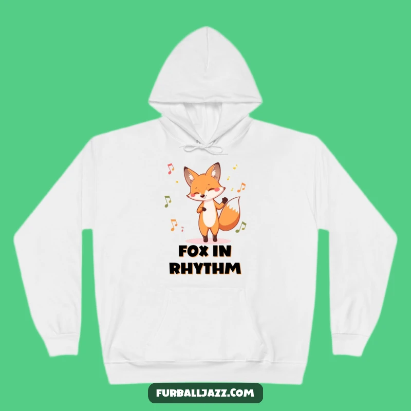 Cozy Funny Fox Jazz Hoodie: Keep Warm With Smooth Jazzy Vibes