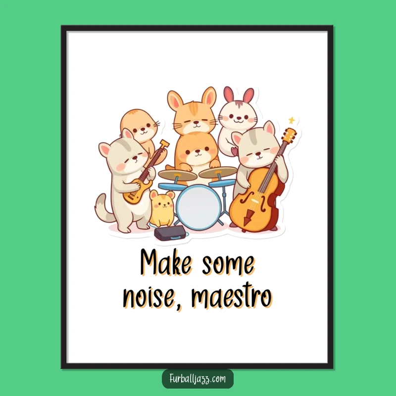 Free Printable Funny Jazz Animals Wall Art: Humorous Downloadable Decor for Music Lovers
