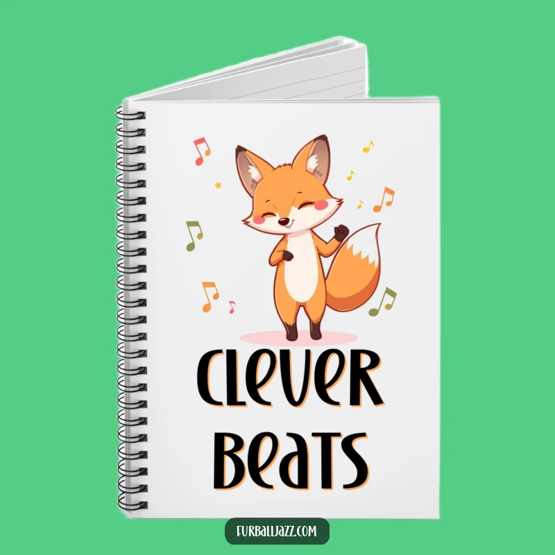Funny Fox Jazz Notebook: Jot Down Your Groovy Ideas