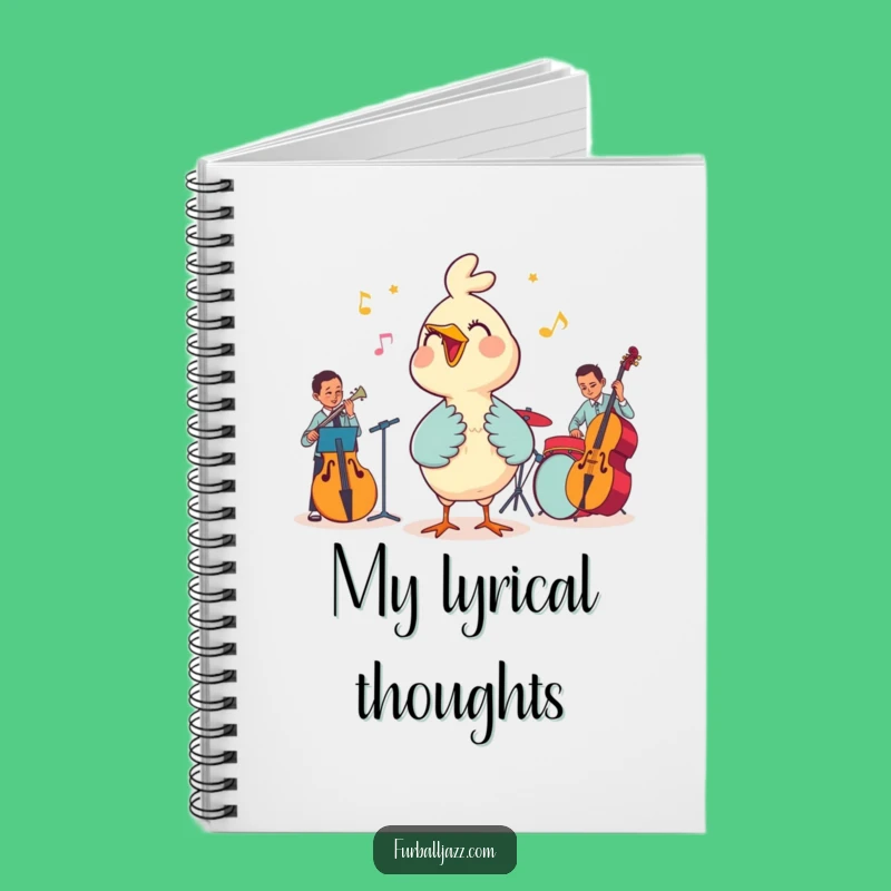 Funny Bird Sings Jazz Notebook: Capture Your Notes with Musical Flair
