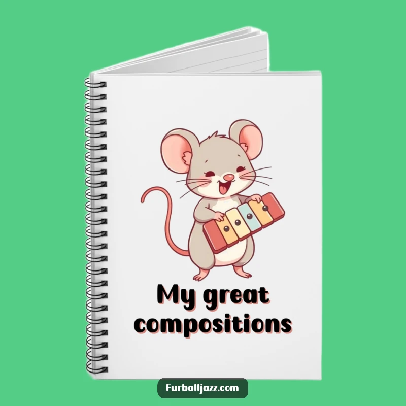Funny Mouse Xylophone Notebook: Playful Journal, Perfect Gift for Composers