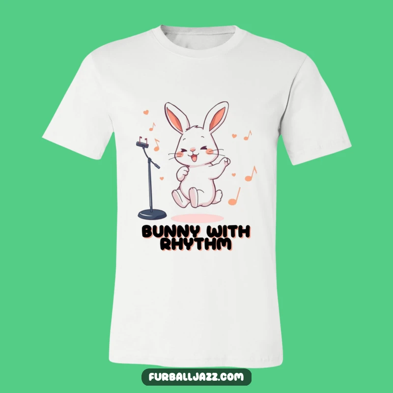 Funny Rabbit Jazz Beat T-Shirt: Jazzy Hopper's Awesome Funny Gift