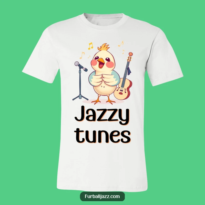 Funny Bird Jazz T-Shirt - Humorous Musical Ensemble Tee Gift