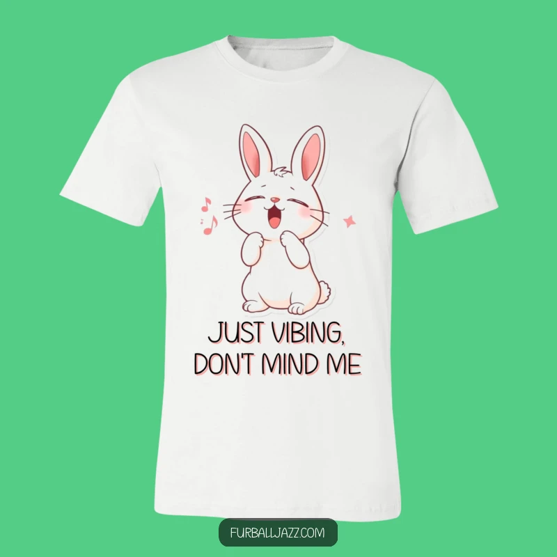 Funny Rabbit Scat Singer T-Shirt - Wear Your Musical Passion Loudly!