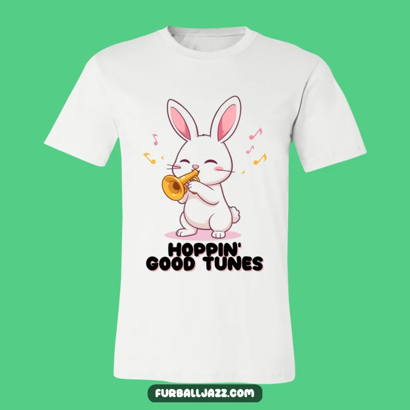 Funny Rabbit Trumpet Tee: Wear Your Joyful Musical Vibes as a Great Gift